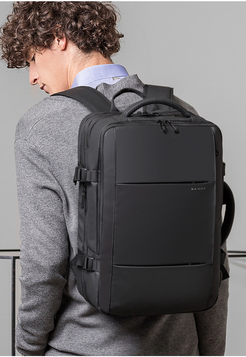 Business And Travel Backpack | Capacious Storage And Adjustable Compartments