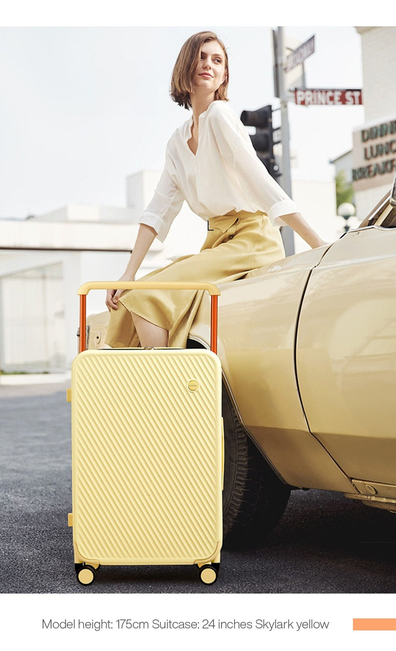 Luxurious Cabin Bag | Stylish Wheeled Travel Bag encalife