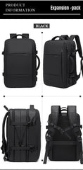 Business And Travel Backpack | Capacious Storage And Adjustable Compartments encalife