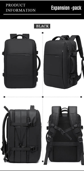 Business And Travel Backpack | Capacious Storage And Adjustable Compartments encalife