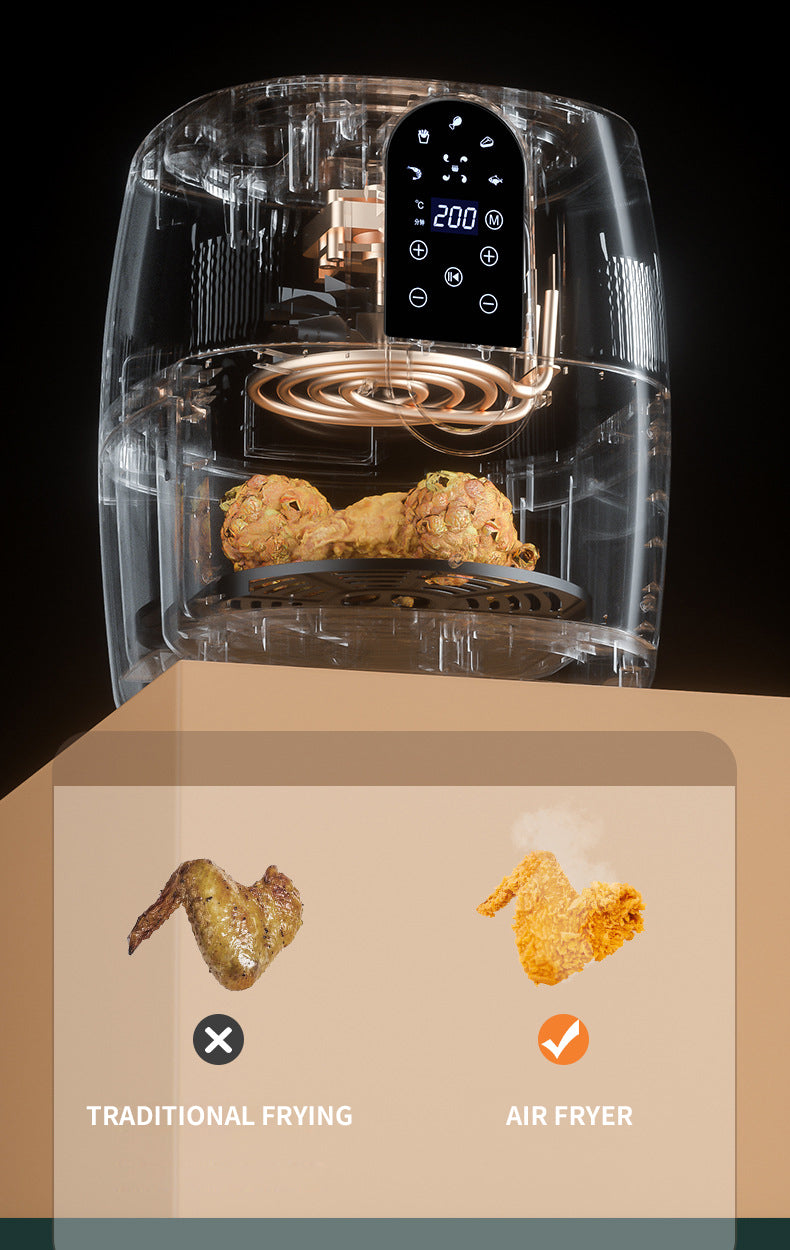 Air Fryer | Black | 6L Multi-Purpose Machine