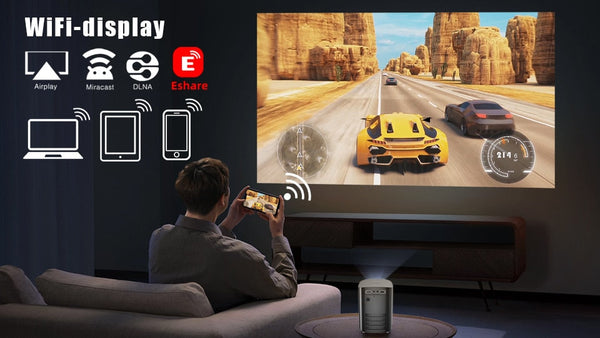 Cinematic Home Projector: Unmatched 4K Visuals encalife