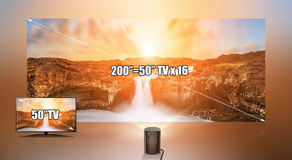 Cinematic Home Projector: Unmatched 4K Visuals encalife