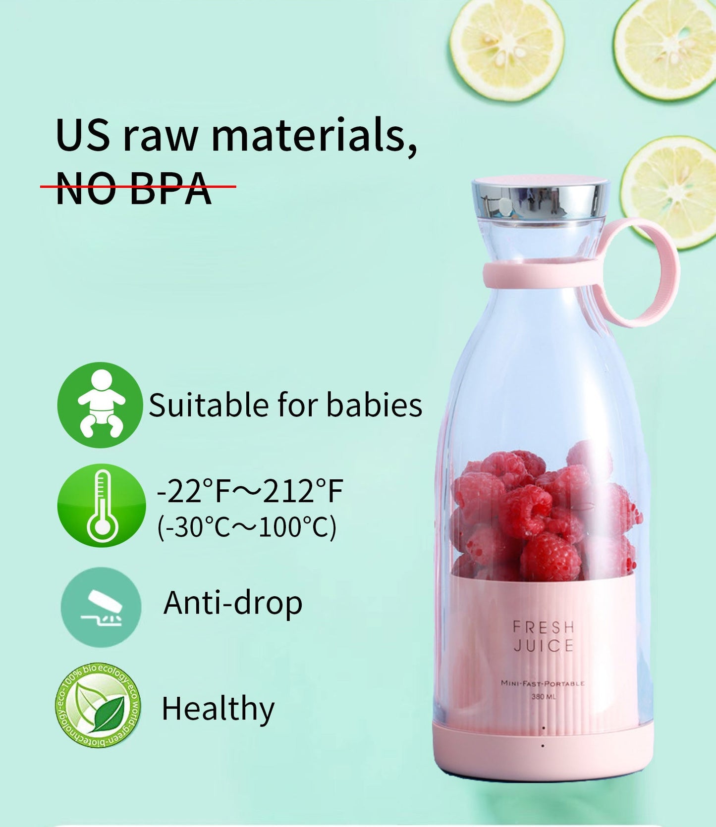 Electric Juicer | Powerful Motor And Portable Design encalife