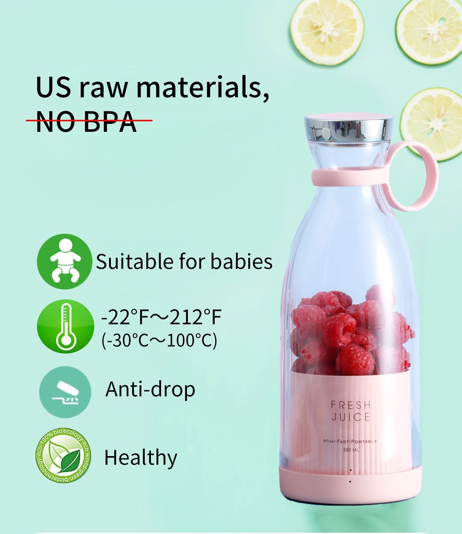 Electric Juicer | Powerful Motor And Portable Design encalife