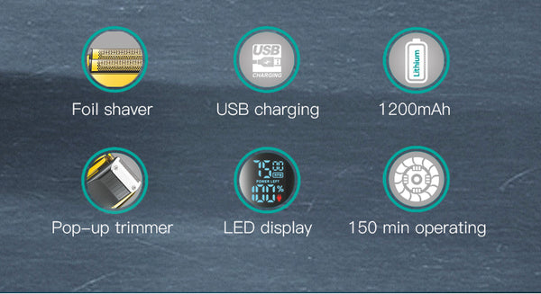 Electric Razor For Men | Precision Twin Blades