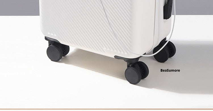 Futuristic Luggage | USB Compatible Suitcase encalife
