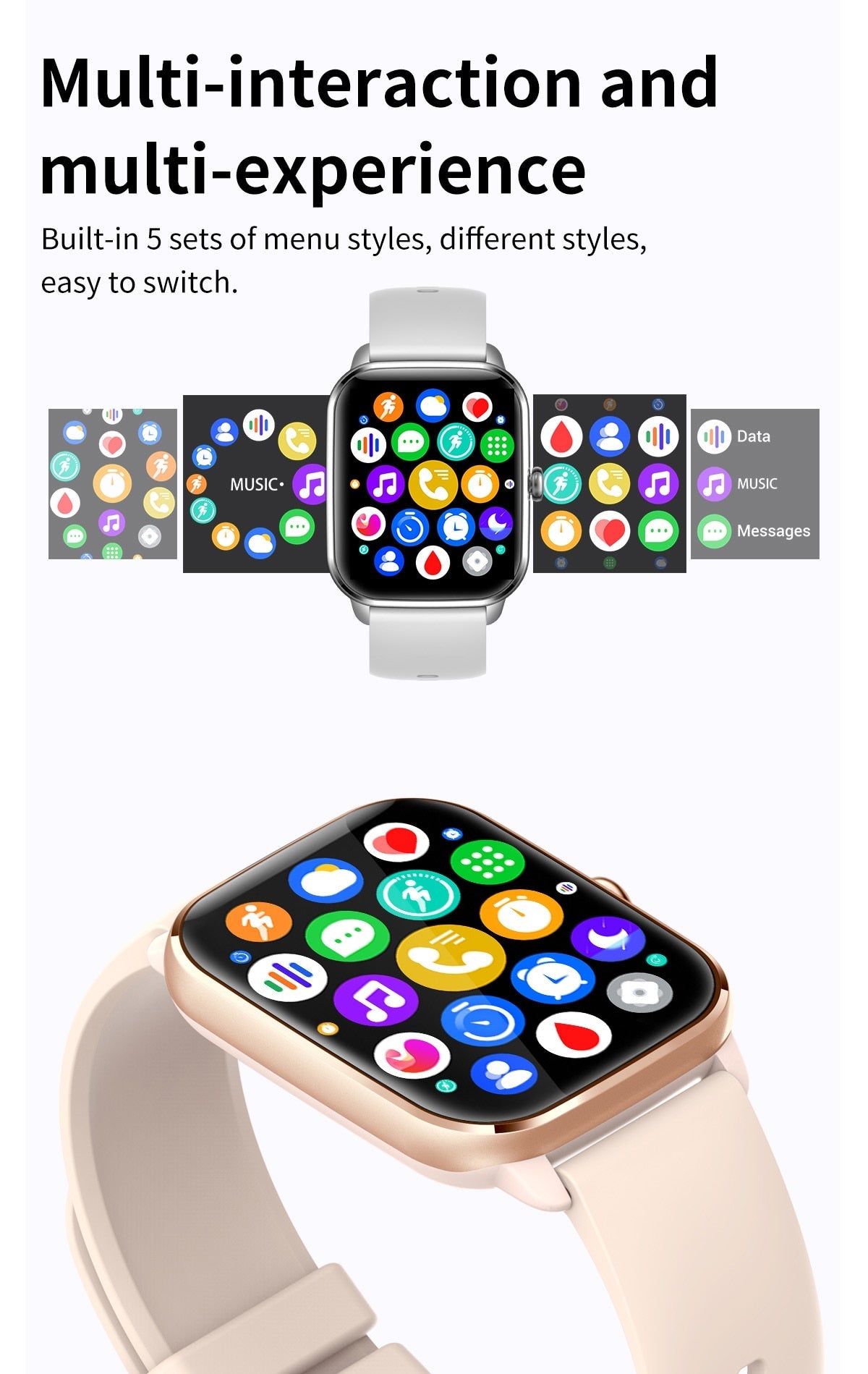 Pro Smart Watch | Bluetooth Compatible Fitness Tracker encalife