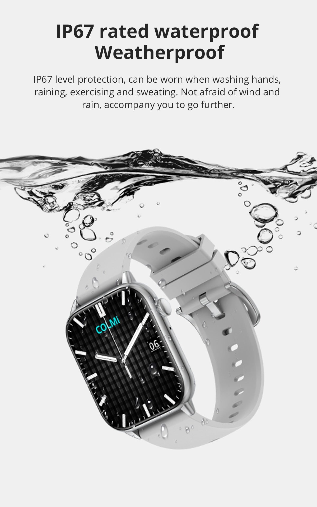 Fitness Tracking Smart Watch | Heart Rate And Sleep Monitor With 5 Straps encalife