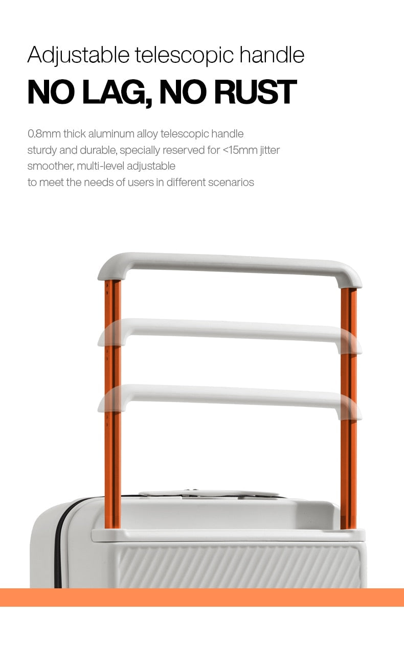 Luxurious Cabin Bag | Stylish Wheeled Travel Bag encalife