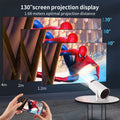 Ultimate Bedroom Companion: Portable Mini 4K Projector for Home Entertainment