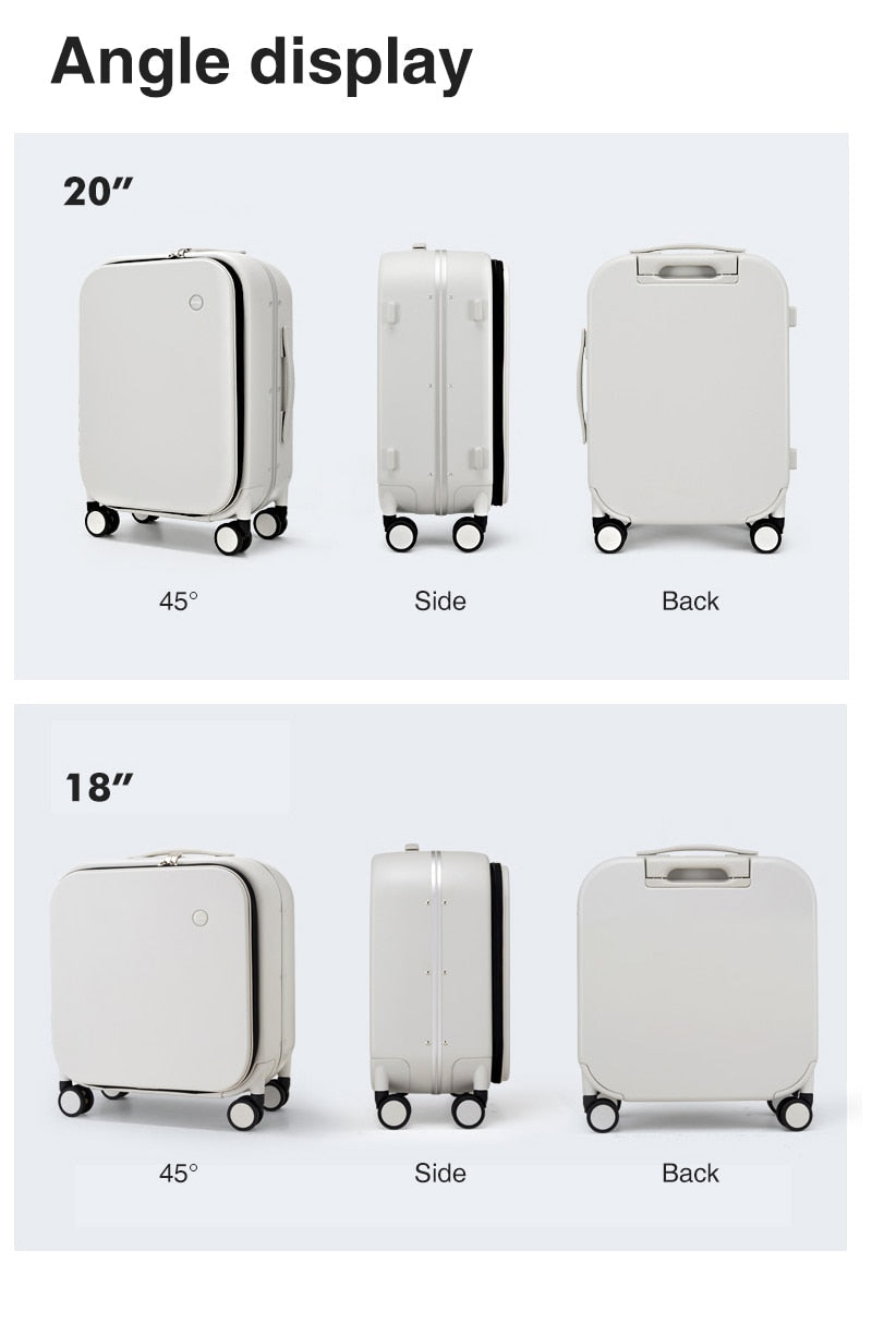 Stylish Luggage | Elegant Carry-On Suitcase encalife