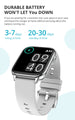 Fitness Tracking Smart Watch | Heart Rate And Sleep Monitor With 5 Straps