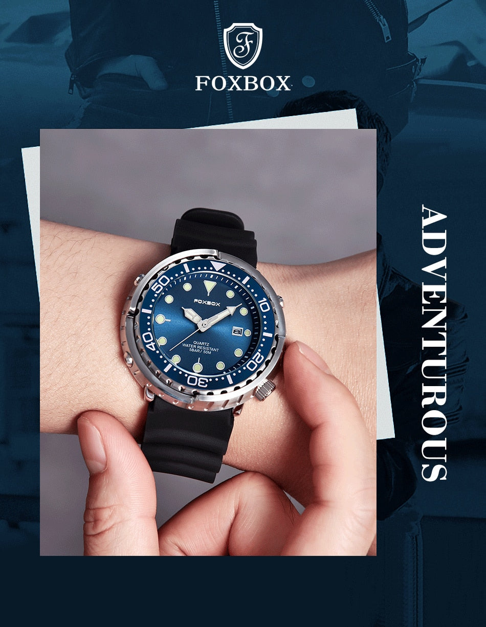 Sports Dive Watch | Durable Scratch-Resistant Design encalife