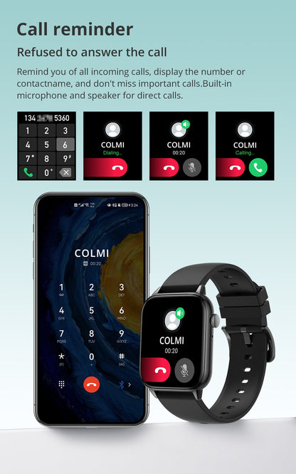 Fitness Tracking Smart Watch | Heart Rate And Sleep Monitor With 5 Straps