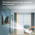 Ultimate Bedroom Companion: Portable Mini 4K Projector for Home Entertainment