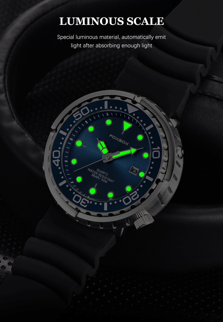 Sports Dive Watch | Durable Scratch-Resistant Design encalife