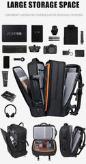 Business And Travel Backpack | Capacious Storage And Adjustable Compartments encalife