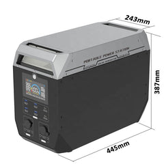 Portable Power Station 2000W and 200W Solar Panel Combo: Ultimate Off-Grid Power Solution