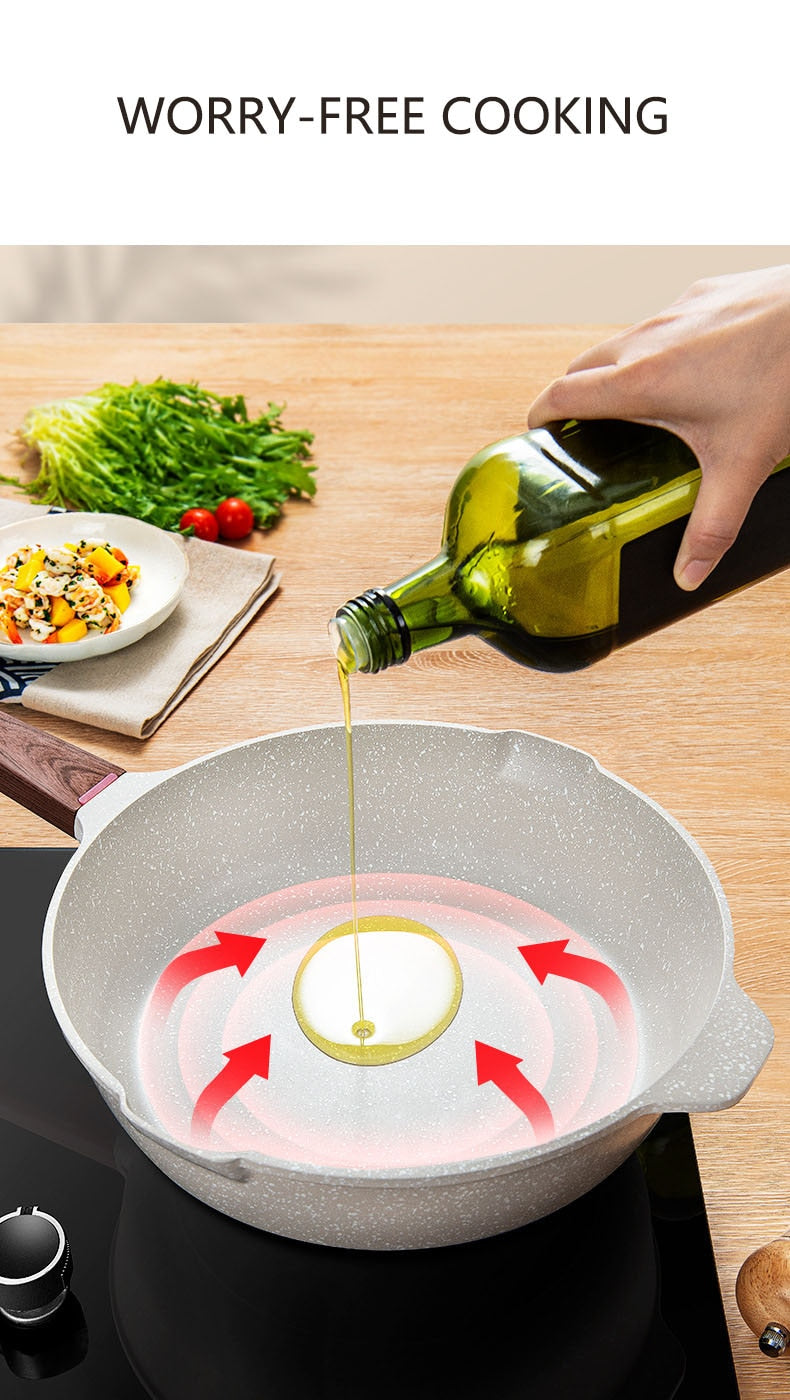Non-Stick Pan | Smoke-Free Feature encalife