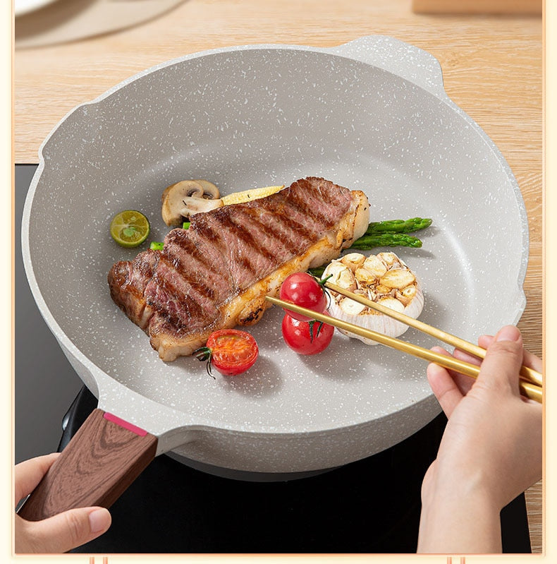 Non-Stick Pan | Smoke-Free Feature encalife