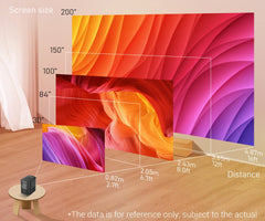 Cinematic Home Projector: Unmatched 4K Visuals encalife