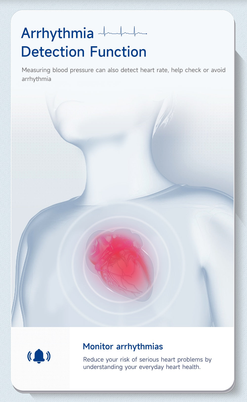 Digital Blood Pressure Monitor | Multi-User LED Screen encalife