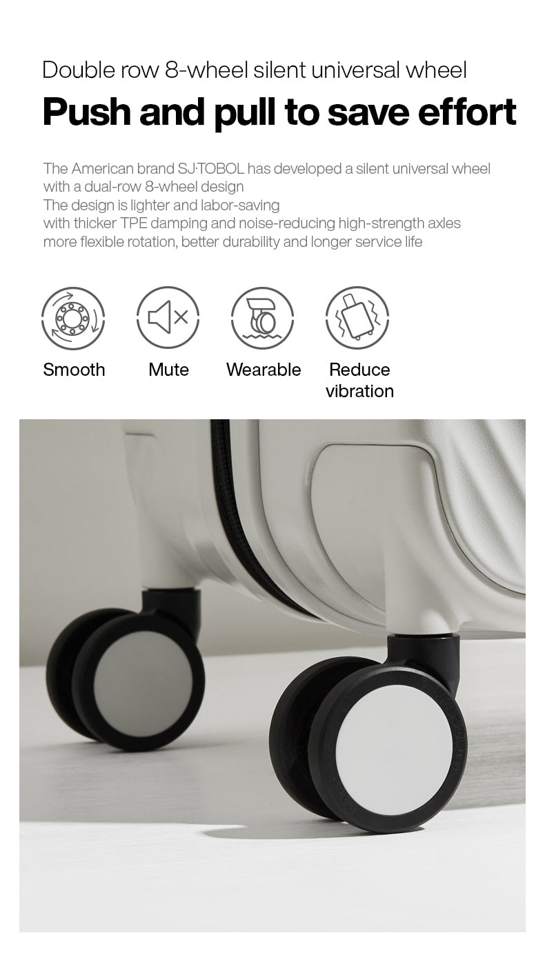 Luxurious Cabin Bag | Stylish Wheeled Travel Bag encalife