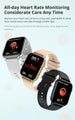 Fitness Tracking Smart Watch | Heart Rate And Sleep Monitor With 5 Straps