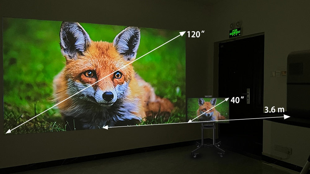 4K Home Projector: Cinema Quality in Your Space encalife