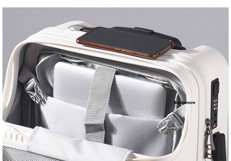 Futuristic Luggage | USB Compatible Suitcase encalife