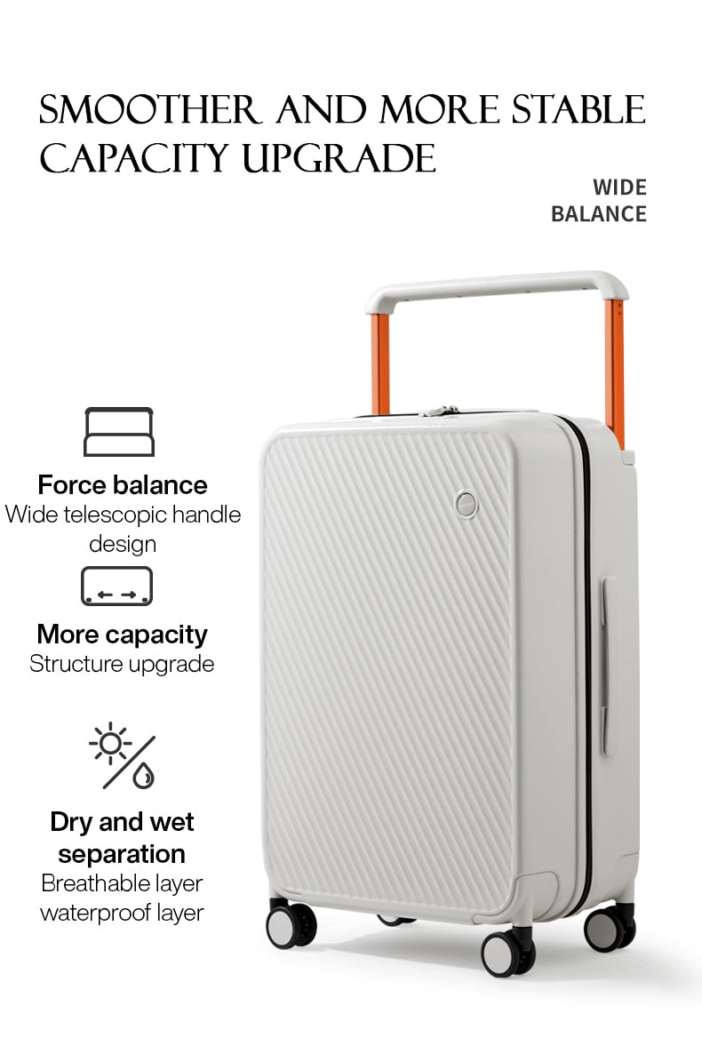 Luxurious Cabin Bag | Stylish Wheeled Travel Bag encalife
