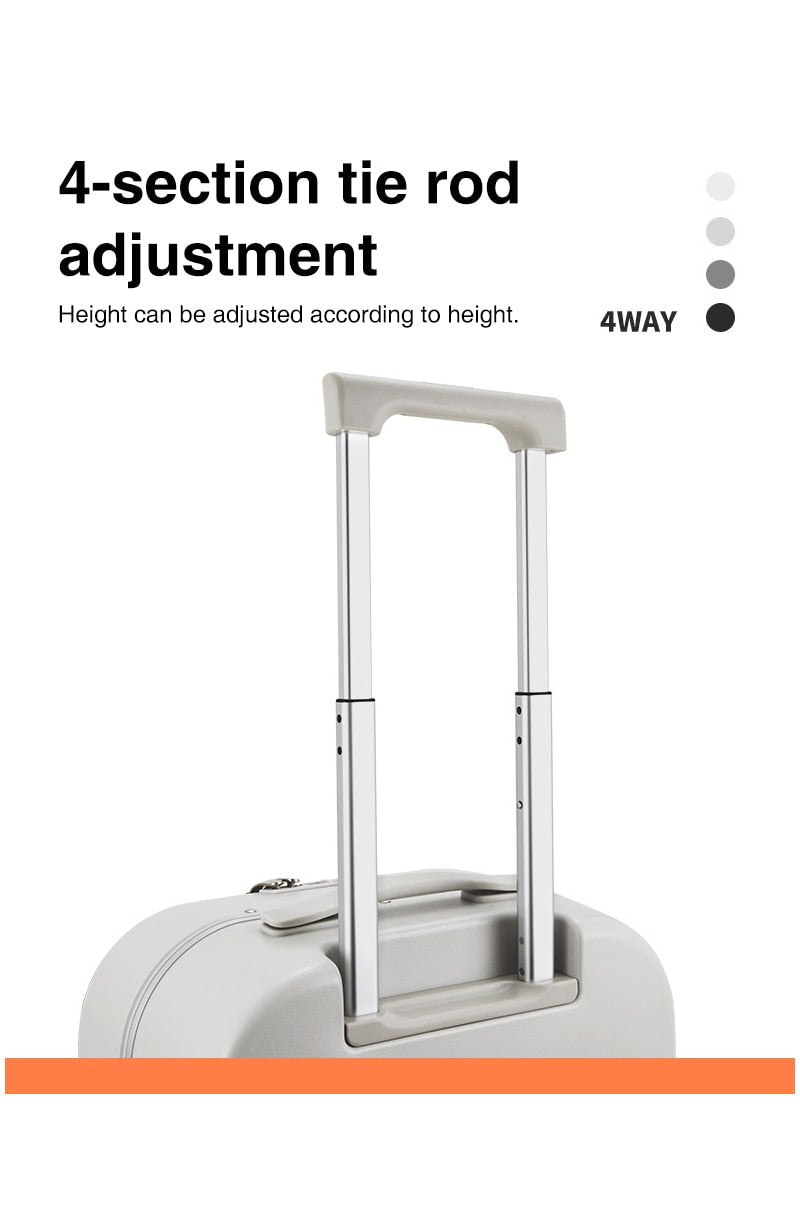 Stylish Luggage | Elegant Carry-On Suitcase encalife