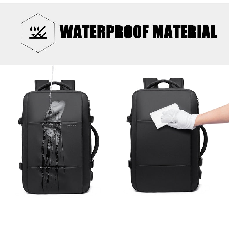Business And Travel Backpack | Capacious Storage And Adjustable Compartments encalife