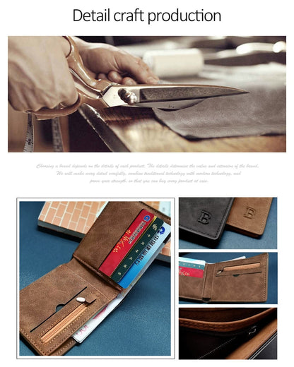 Retro Wallet For Men | Lightweight Leather Wallet