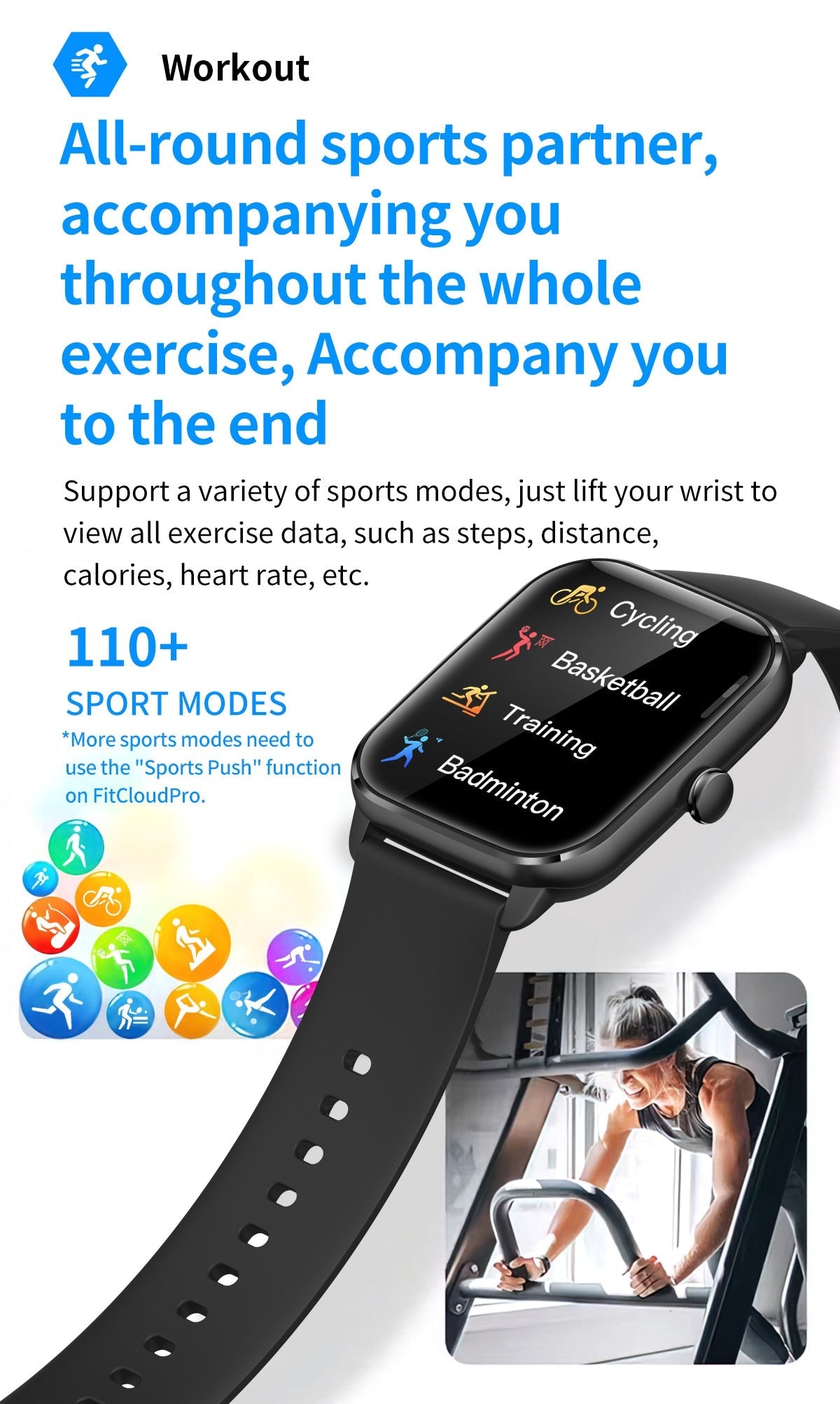 Pro Smart Watch | Bluetooth Compatible Fitness Tracker encalife