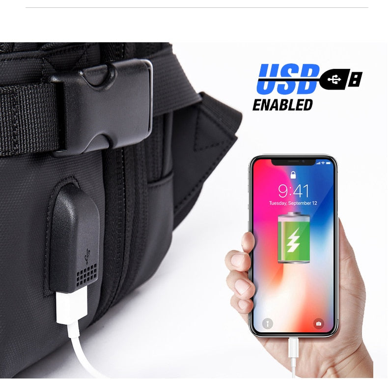 Business And Travel Backpack | Capacious Storage And Adjustable Compartments encalife