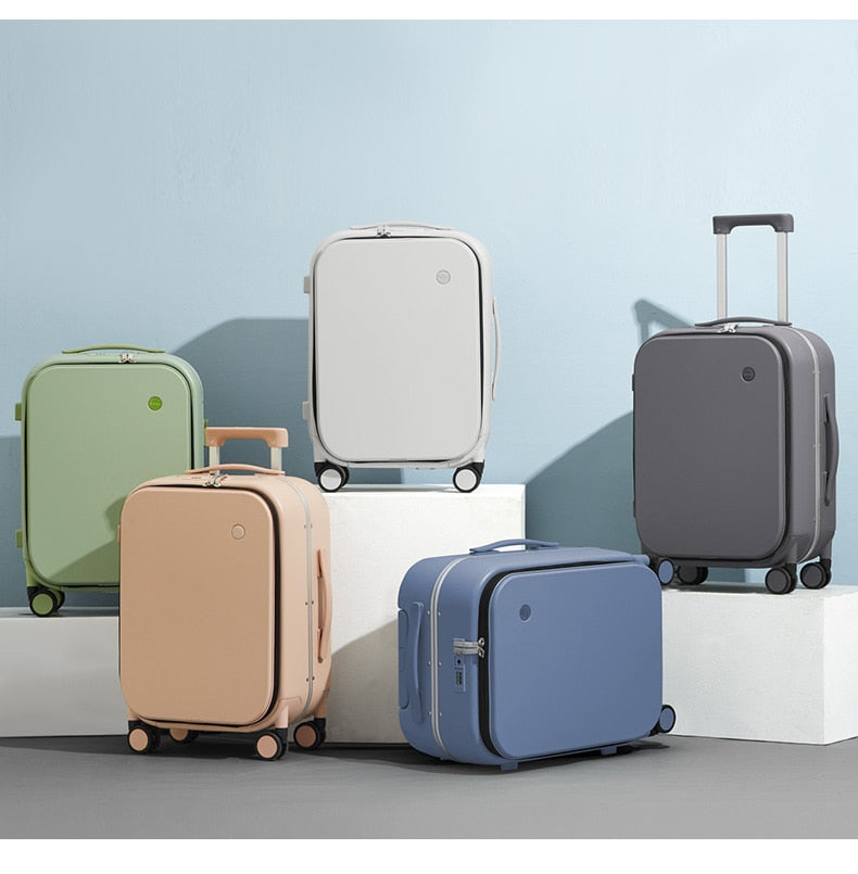 Stylish Luggage | Elegant Carry-On Suitcase encalife