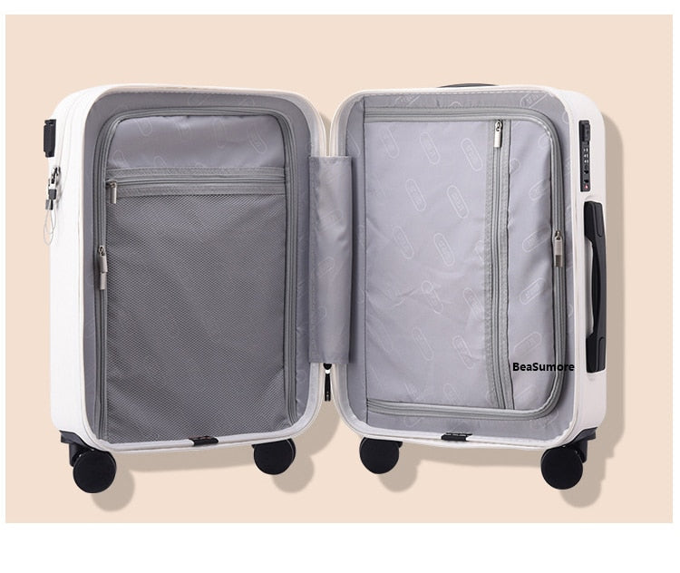 Futuristic Luggage | USB Compatible Suitcase encalife