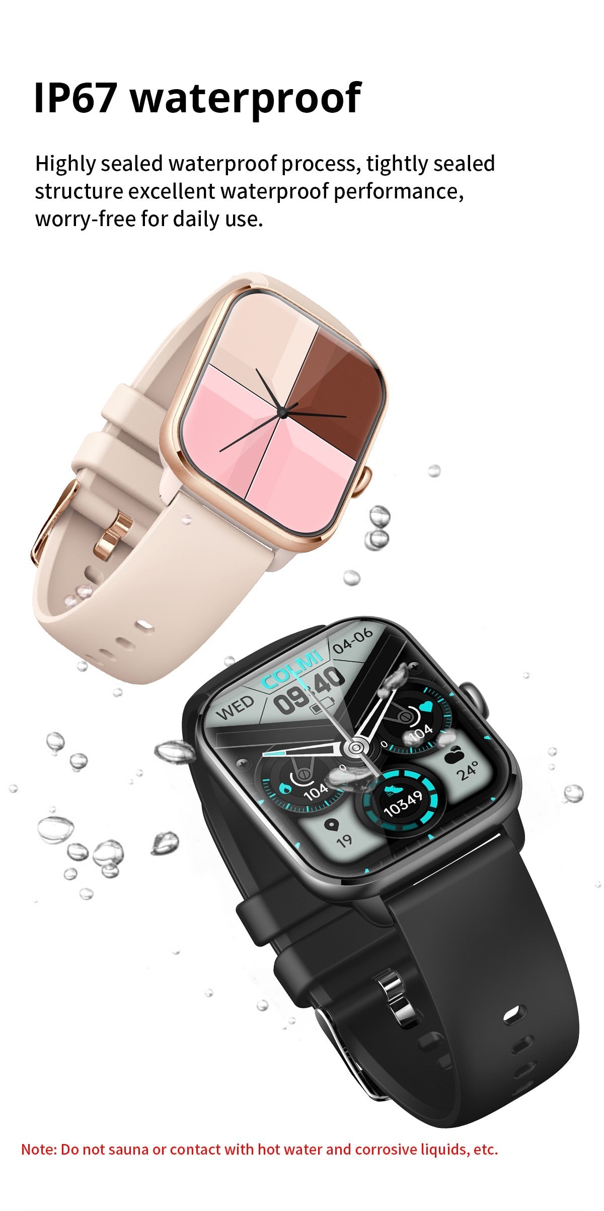 Pro Smart Watch | Bluetooth Compatible Fitness Tracker encalife