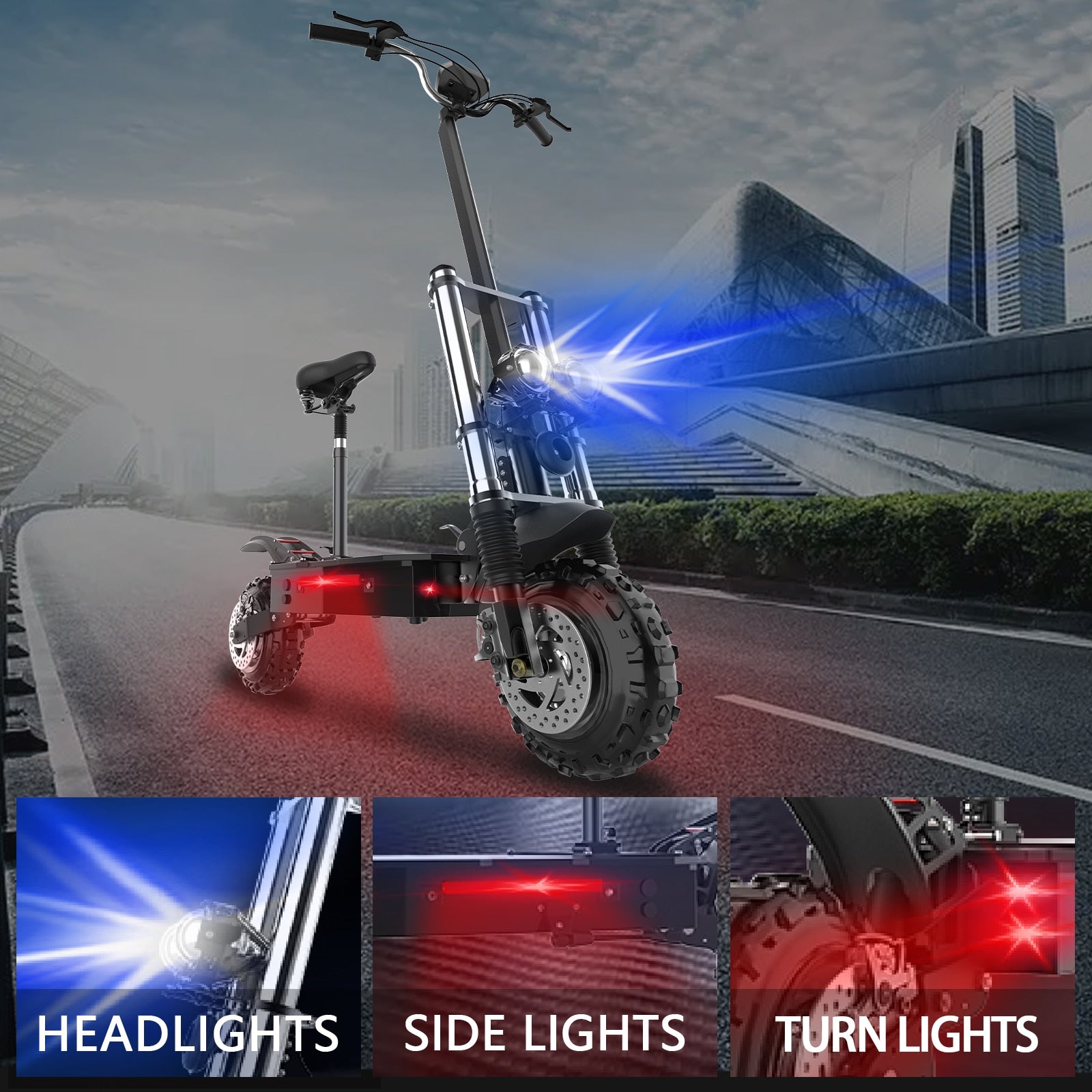 Unbeatable 5,600W Electric Scooter | Foldable Design With Comfortable Seat encalife