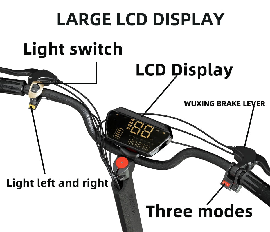 Unbeatable 5,600W Electric Scooter | Foldable Design With Comfortable Seat encalife