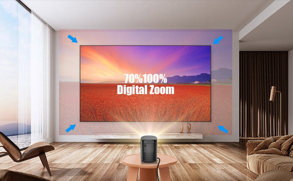 Cinematic Home Projector: Unmatched 4K Visuals encalife