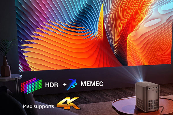 Cinematic Home Projector: Unmatched 4K Visuals encalife