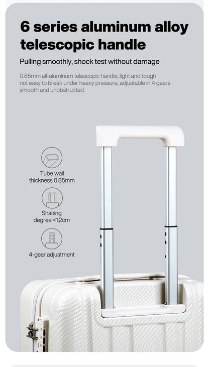 Carry-On Luggage | 360-Degree Spinner Wheels Suitcase