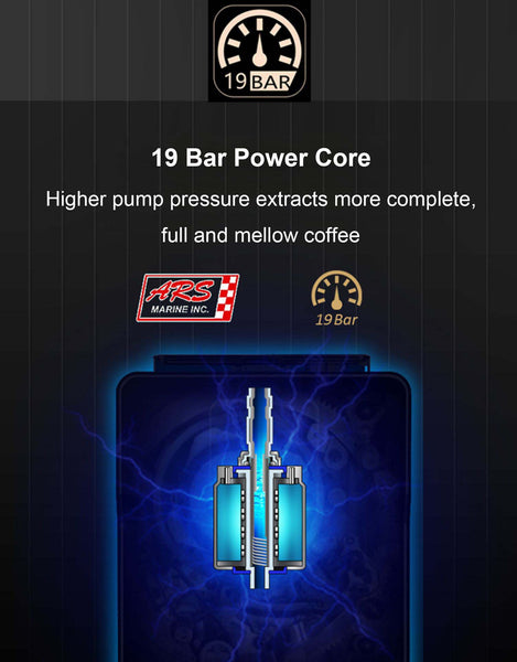 Automatic Espresso Machine | With Built-In Coffee Beans Grinder And Milk Foam Frother