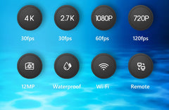 Underwater Camera | Ultra HD 4K Resolution And 30fps Recording