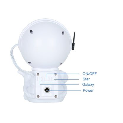 Astronaut Galaxy Star Projector | LED Light Nebula Lamp