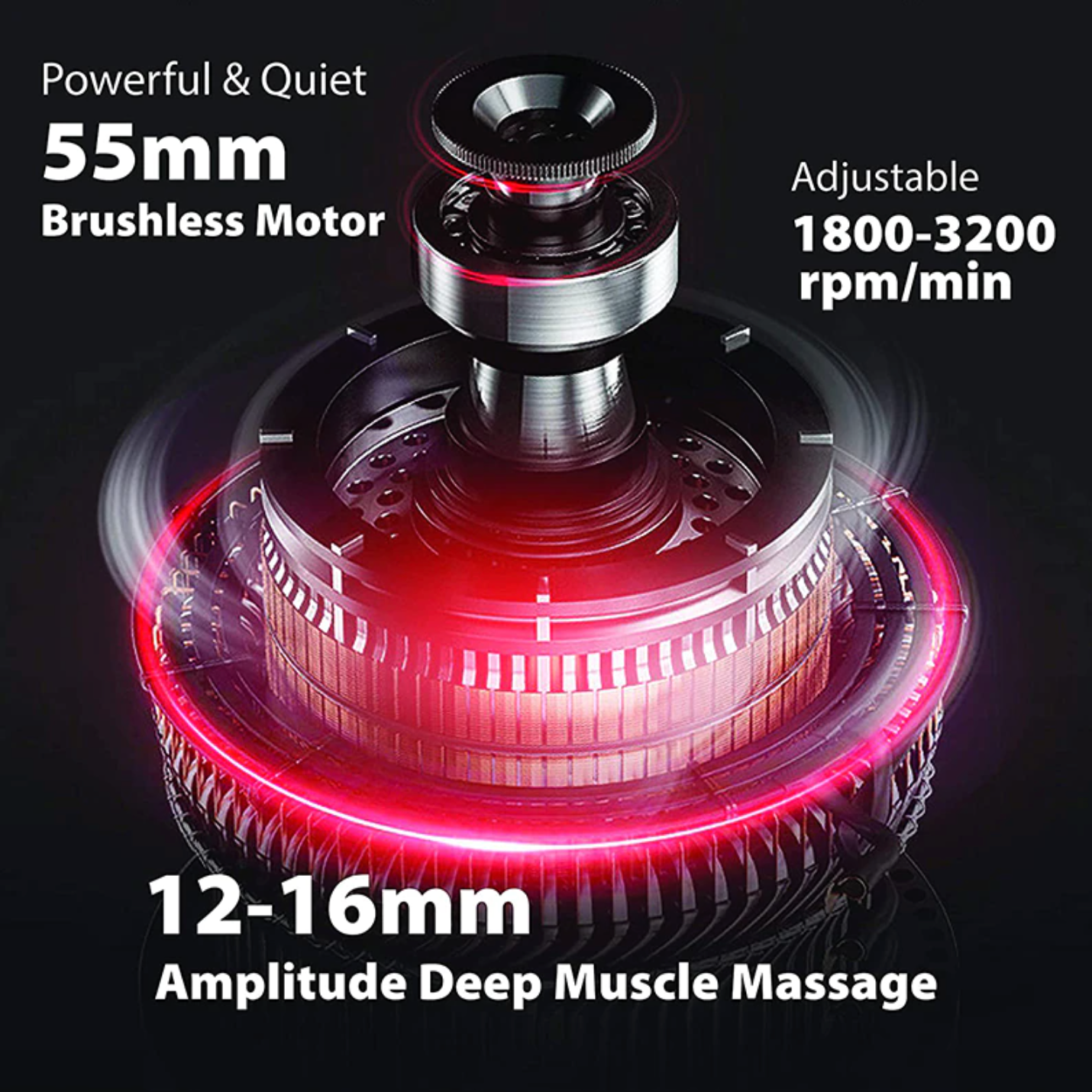 Massage Gun | Muscle & Deep Tissue encalife