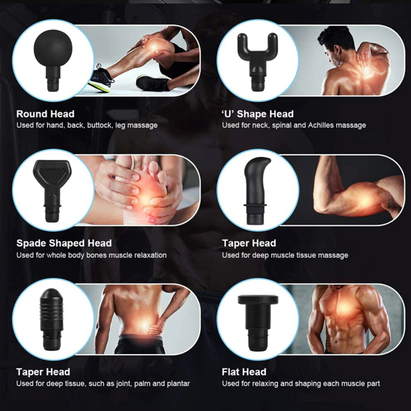 Massage Gun | Muscle & Deep Tissue encalife